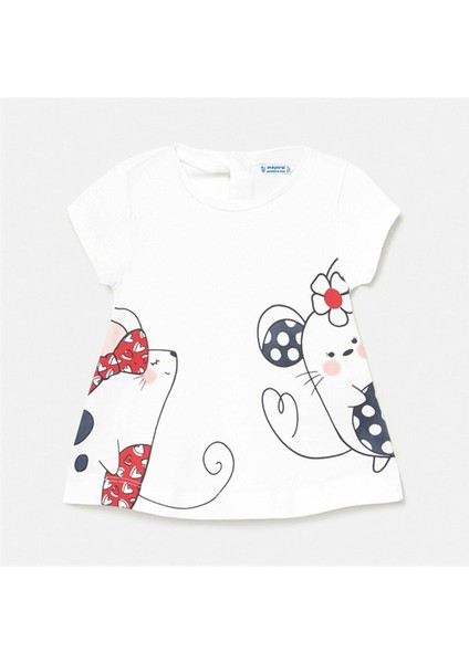 Kız Bebek Baskılı Tişört
