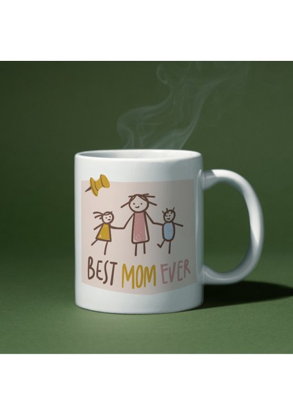 Best Mom Ever Baskı Kupa Bardak Anneler Günü fırsatları