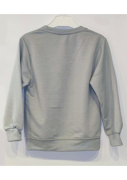 Gri Erkek Çocuk Sweatshirt