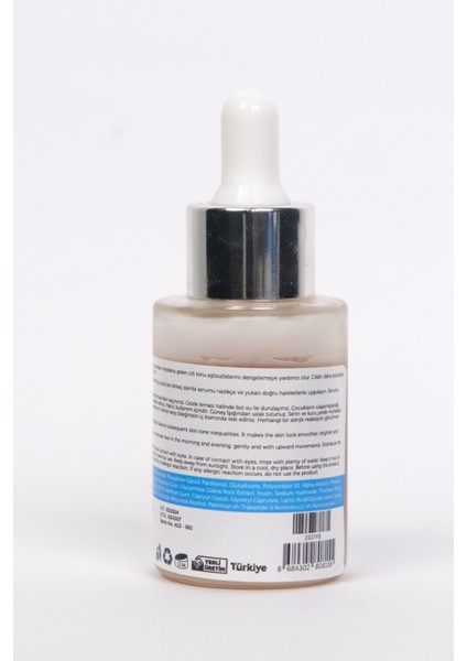 Glutatyon, Niacinamide, ve Alpha-Arbutin İçeren Aydınlatıcı Serum