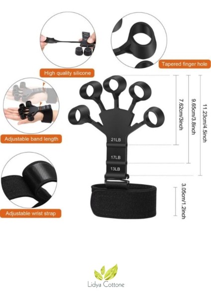 Fizik Tedavi Spor Parmak El Bilek Kol Güçlendirci Kas Geliştirici Kavrama Silikon Örümcek Lastik modelleri
