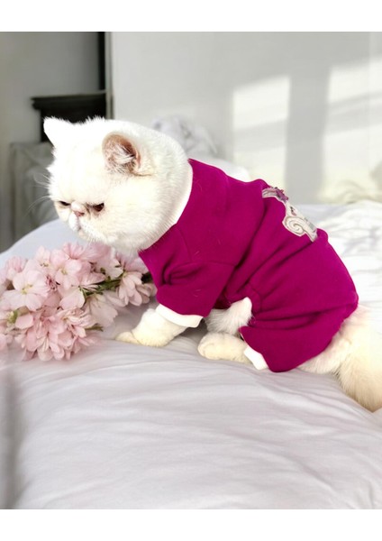 Foxie Polar Kedi Tulum Pijama