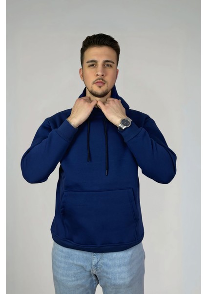 Unisex Pamuklu Basic Oversize Kapüşonlu Sweatshirt fiyatları