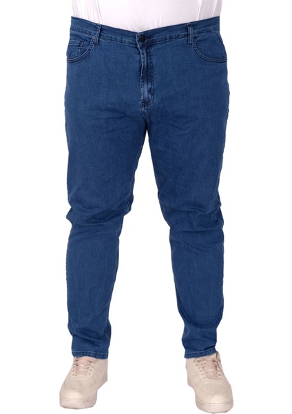 Mode Xl Büyük Beden Pantolon Kot Klasik Armina 23903 A.mavi