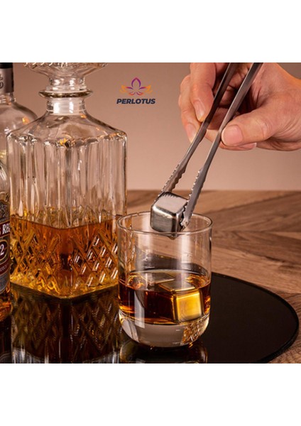 4’lü Paslanmaz Çelik Viski Taşı Sulandırmadan Soğutma Buz Küpleri modelleri