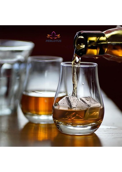 4’lü Paslanmaz Çelik Viski Taşı Sulandırmadan Soğutma Buz Küpleri indirimleri