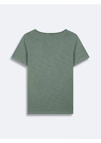 LTB Kadın Basıc Kısa Kollu U Yaka Regular Yeşil T-shırt fiyatları
