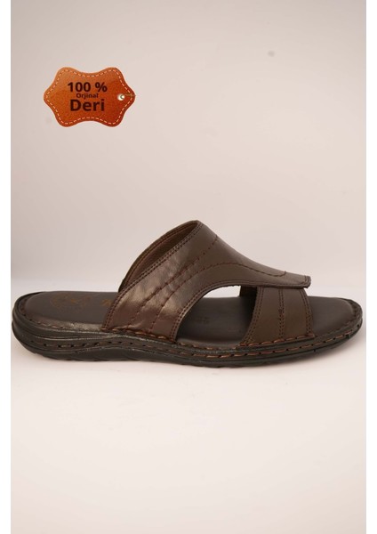 Kr.98 Anatomik Taban Deri Erkek Terlik modelleri