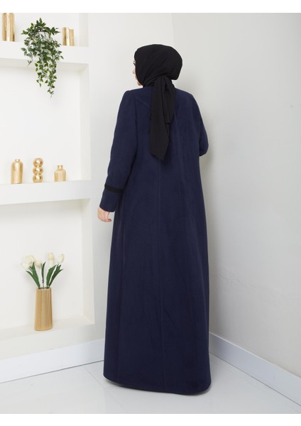 Kışlık Büyük Beden Tüylü Kaşe Pardesü 2123 fırsatları