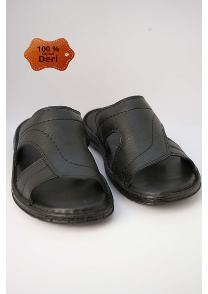 Kr.98 Anatomik Taban Deri Erkek Terlik modelleri