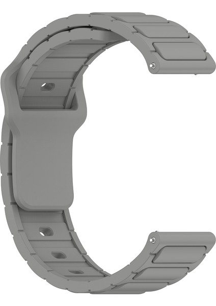 Fossil Sport Smrtwtch 43MM Uyumlu Kordon Kayış Silikon 22/132KRD Gri