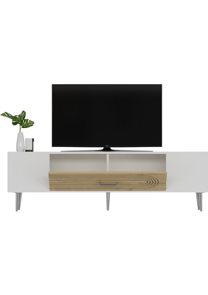 Camilla Tv Sehpası Tv Ünitesi Beyaz Safirmeşe Gümüş modelleri