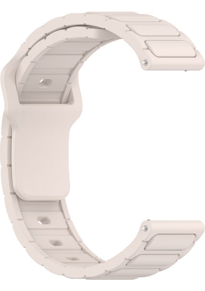 Qcy Watch Gs Uyumlu Kordon Kayış Silikon 22/132KRD Krem fiyatları