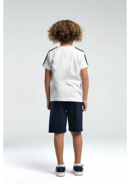 Erkek Çocuk Şortlu Takım - Beyaz indirimleri