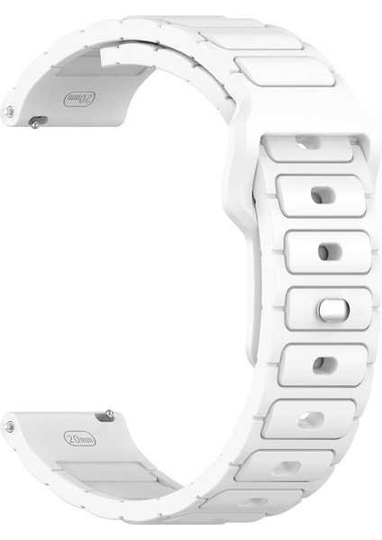 Fossil Sport Smrtwtch 43MM Uyumlu Kordon Kayış Silikon 22/132KRD Beyaz