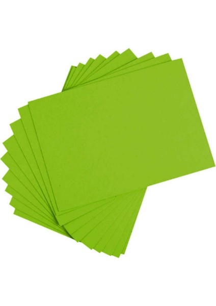( 18 Adet ) Fıstık Yeşili Renkli Mukavva 35X50 cm Sert Karton 1.0 mm Okul Öncesi Anasınıfı Kreş
