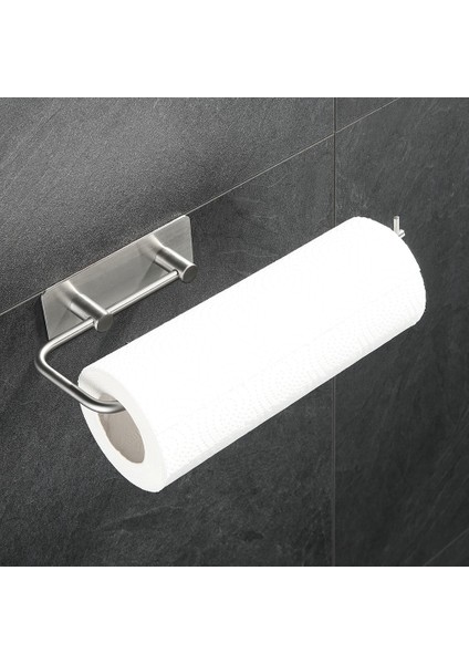 Paslanmaz Çelik Yapışkanlı Kağıt Havluluk Askılık Inox