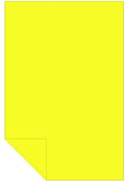 100 Lü 50X70 Sarı Fon Kartonu 120 Gram
