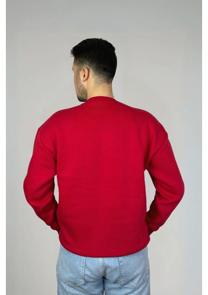 Minimalist Pamuklu Oversize Bisiklet Yaka Sweatshirt fırsatları