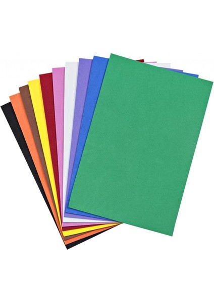 Düz Eva 10 Renk 50X70 Boyutunda 10'lu