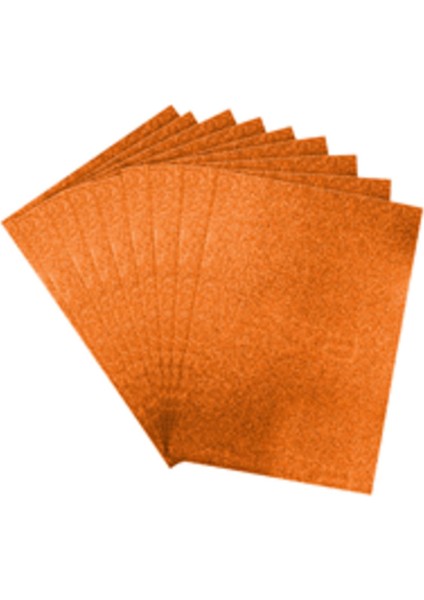 A4 Simli Turuncu Eva Tabaka 10'lu Paket 20X30 cm 1.5 mm