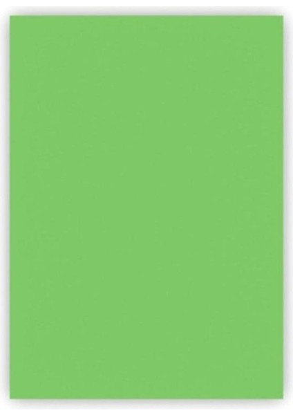 100 Adet 50X70 Boyutunda Yeşil Fon Kartonu (160 Gram)