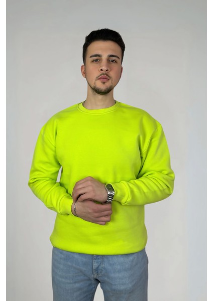 Minimalist Pamuklu Oversize Bisiklet Yaka Sweatshirt fiyatları