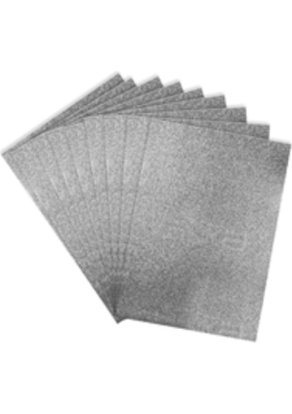 50X70 Simli Gümüş Eva Tabaka 10'lu Paket 1.5 mm