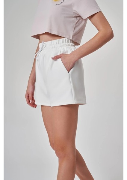 Kadın Beyaz Şort 1523105