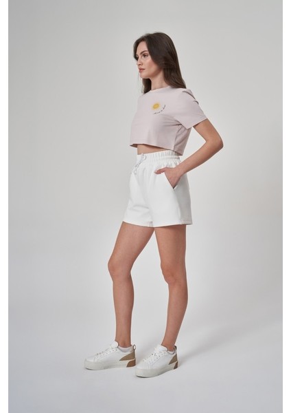 Kadın Beyaz Şort 1523105 indirimleri