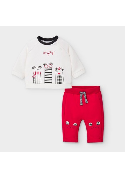 Erkek Bebek Uzun Kol Pantolon 2 Li Set