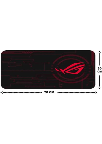 Appa Rog Oyuncu Mouse Pad 70X30 cm Kaymaz Dikişli modelleri