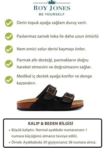 Ortopedik Tabanlı Konfor Modeli Terlik Çift Bantlı Tokalı Günlük Rahat Dışarı Ev Içi Terliği