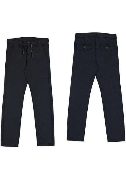 Nukutavake Erkek Çocuk Chino Koyu Gri Pantolon