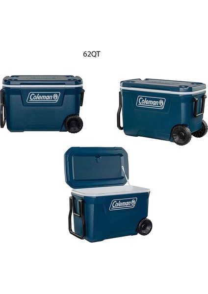Xtreme Wheeled 62 Qt Tekerlekli Soğutucu Buzluk 58.6 Lt