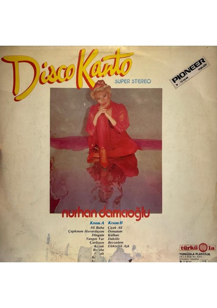 Nurhan Damcıoğlu ‎– Disco Kanto 1980 Alman Baskı Lp fiyatları