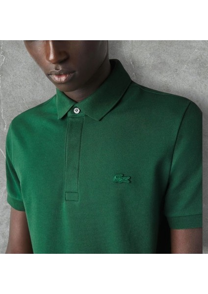 Regülart Fit Polo Yaka Tona Ton Logolu T-Shirt