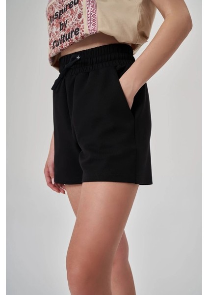 Kadın Siyah Şort 1523105