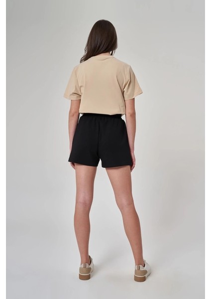 Kadın Siyah Şort 1523105 indirimleri