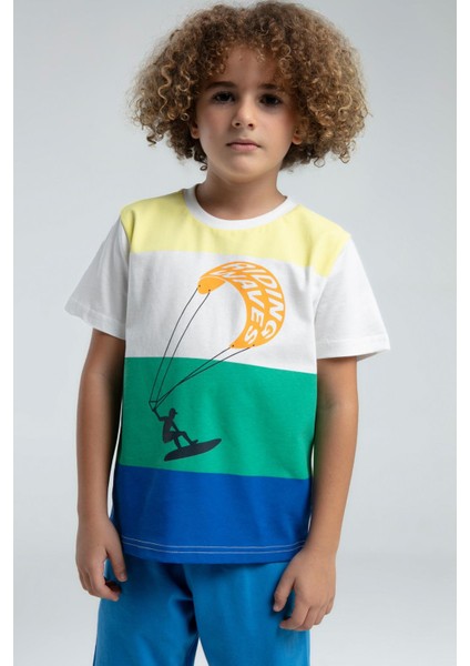 RP3548 - Mavi - Rolypoly Erkek Çocuk Bermuda Takım fiyatları