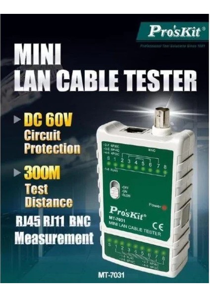 MT-7031 Kablo Test Cihazı