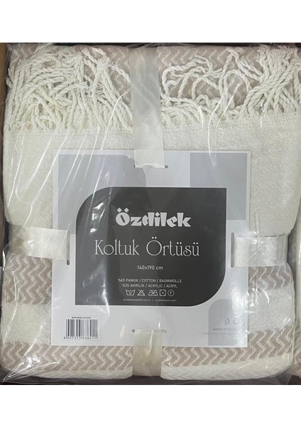 Koltuk Örtüsü 1 Parça Bej