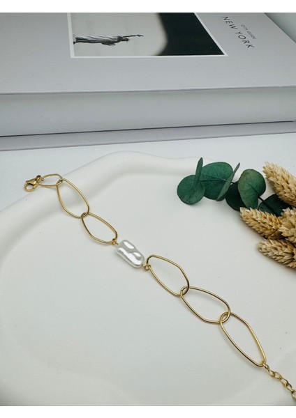 Çelik Bileklik (Gold) Blk 293