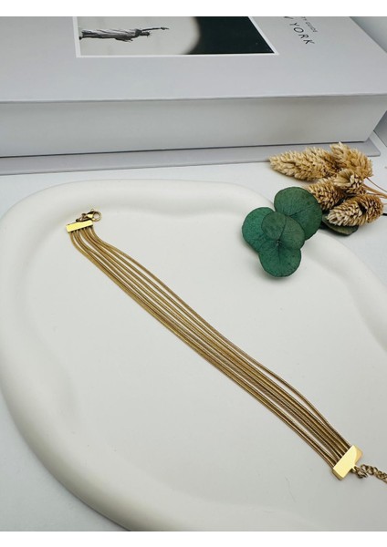 Çelik Bileklik (Gold) Blk 303