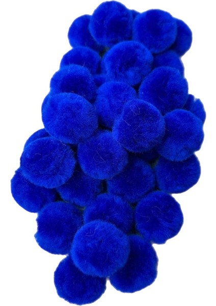 El Yapımı Merinos Yün Ponpon – 3 cm (25 Adet, Yumuşak & Doğal