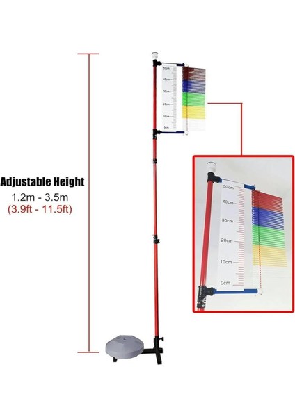Ayarlanabilir Dikey Sıçrama Ölçüm Cihazı 1.2-3.5 Metre modelleri