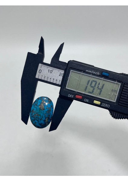 Okyanus Temalı Doğal Kabaşon Firuze Taşı 48,2 Karat - Turkuaz Taşı 9,65 Gram