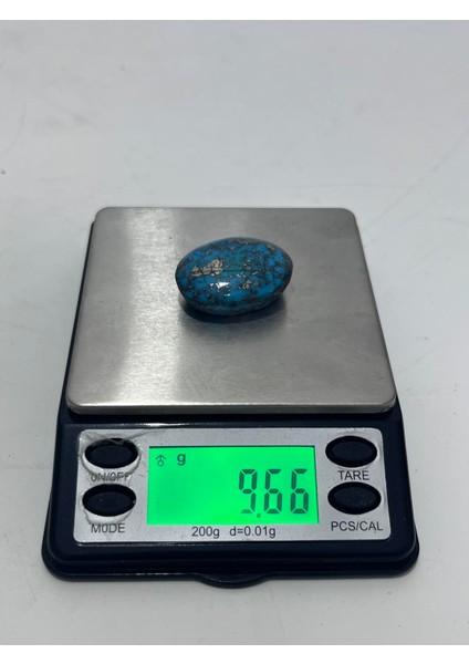 Okyanus Temalı Doğal Kabaşon Firuze Taşı 48,2 Karat - Turkuaz Taşı 9,65 Gram