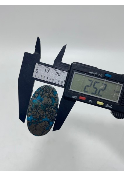 Okyanus Temalı Doğal Kabaşon Firuze Taşı 116,3 Karat - Turkuaz Taşı 23,28 Gram modelleri