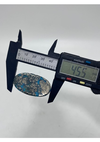 Okyanus Temalı Doğal Kabaşon Firuze Taşı 116,3 Karat - Turkuaz Taşı 23,28 Gram fırsatları